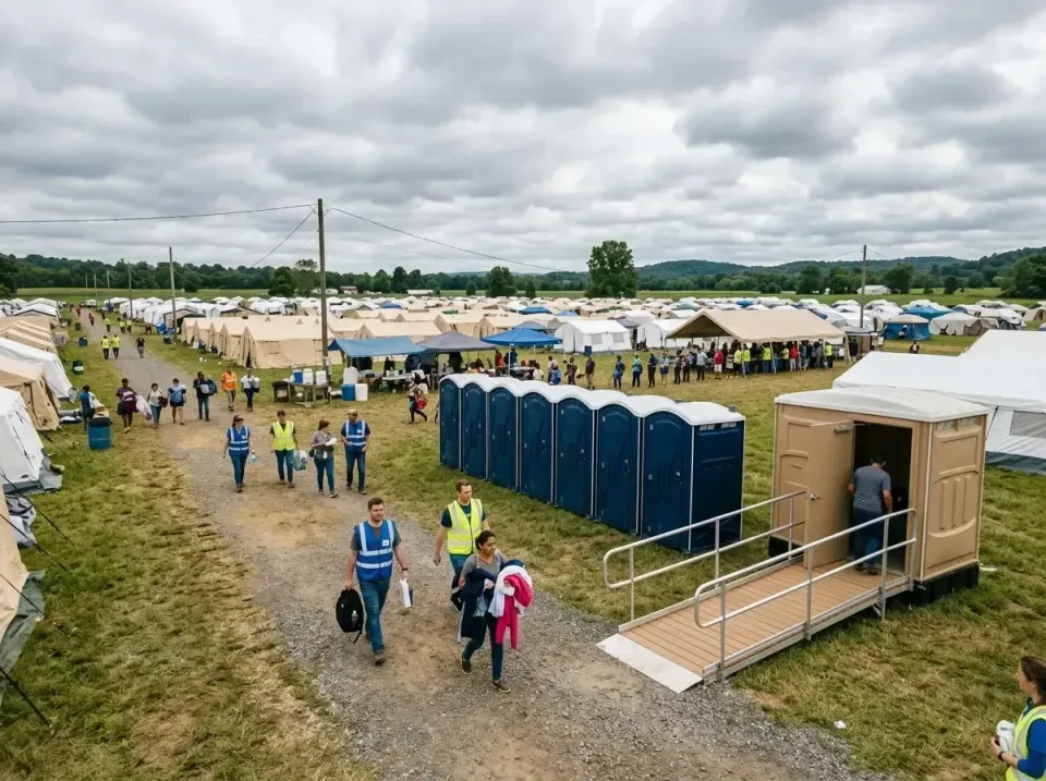 disaster-relief-camp-restrooms-010 — frequently asked questions, Dumpster & Portable Bathrooms Rental in Riverview, MO